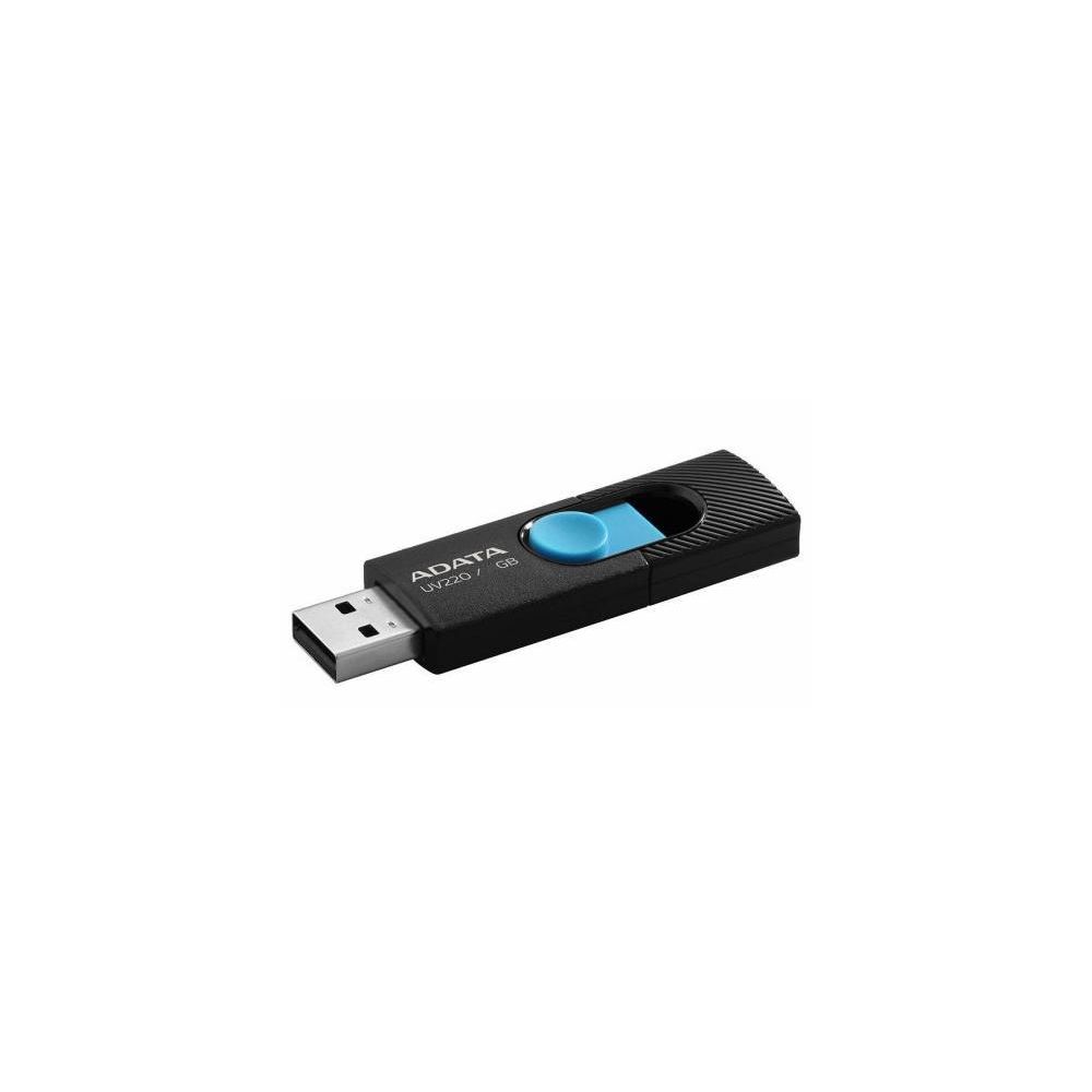 Флеш Диск A-Data 64GB UV220 AUV220-64G-RBKBL USB2.0 черный/синий