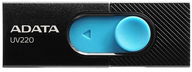 Флеш Диск A-Data 64GB UV220 AUV220-64G-RBKBL USB2.0 черный/синий