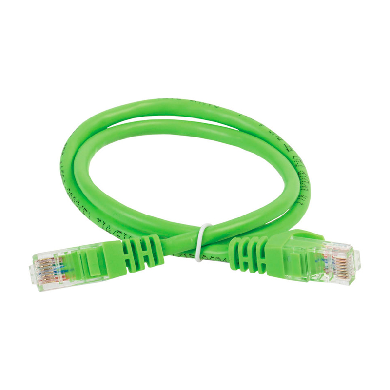 Патч-корд ITK PC02-C5EUL-2M UTP RJ-45 вил.-вилка RJ-45 кат.5E 2м зеленый LSZH (уп.:1шт)