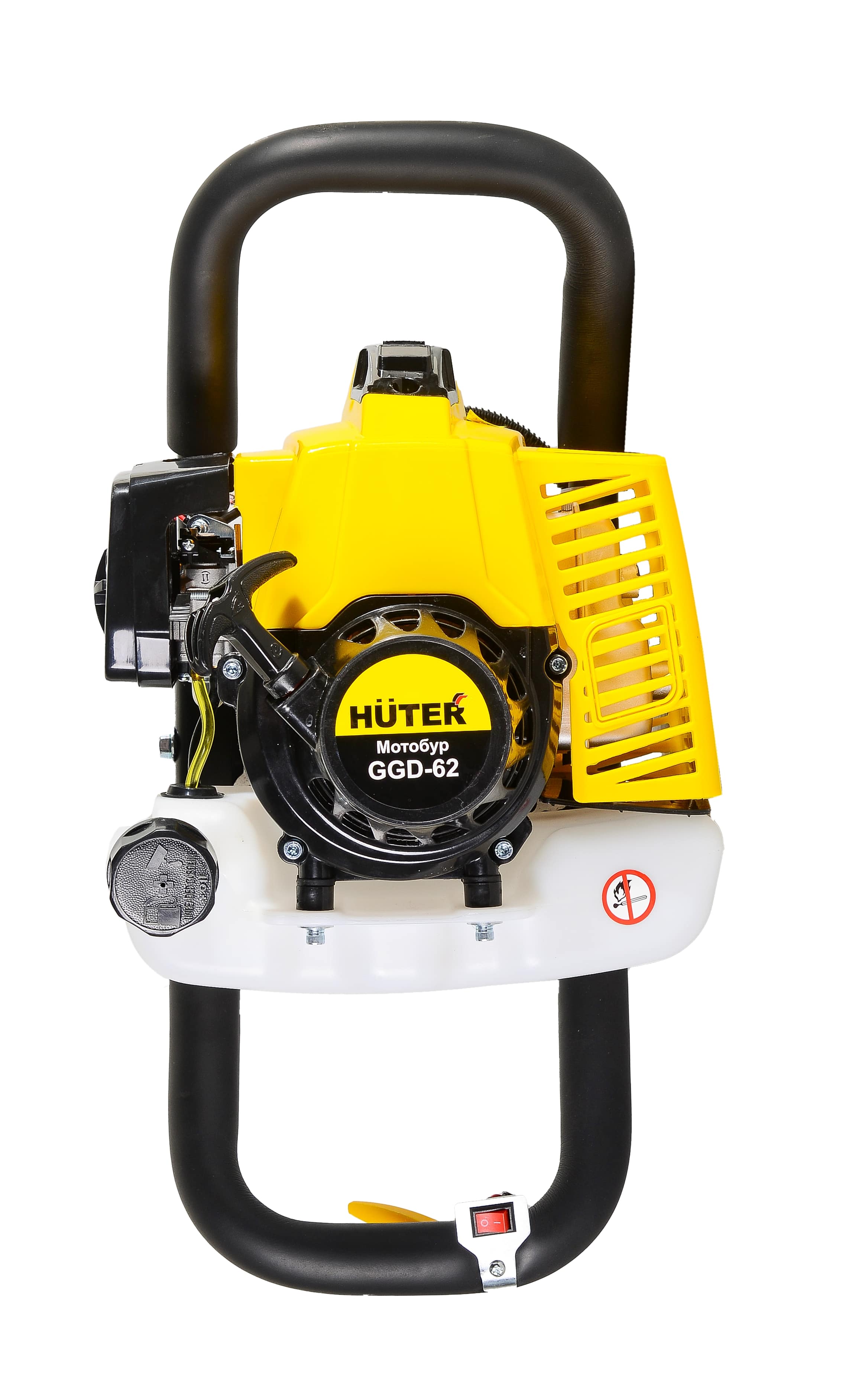Мотобур Huter GGD-62 профес. 2-х такт. 2400Вт 3.2л.с. 63см3 9000об/мин (70/13/18)
