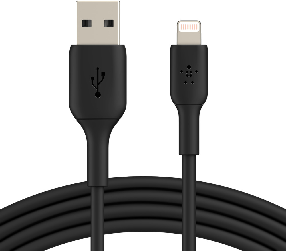Кабель для iPod, iPhone, iPad Belkin Boost Charge USB-A/Lightning 1m CAA001bt1MBK (Black)