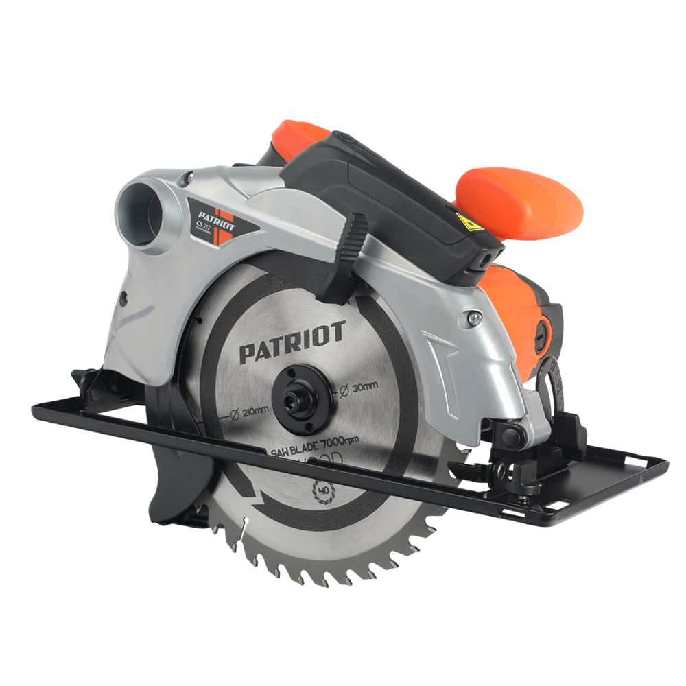 Циркулярная пила (дисковая) Patriot CS 212 1800Вт (ручная)