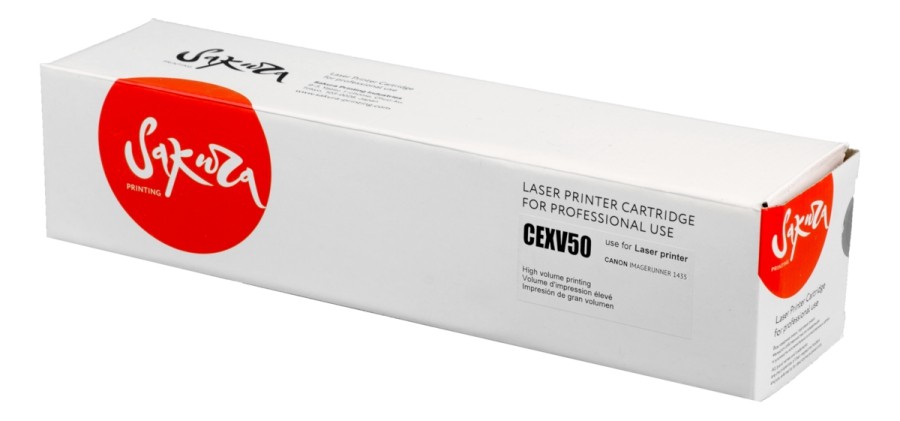 Картридж Sakura SACEXV50 для Canon IR1435/1435i/1435iF, черный