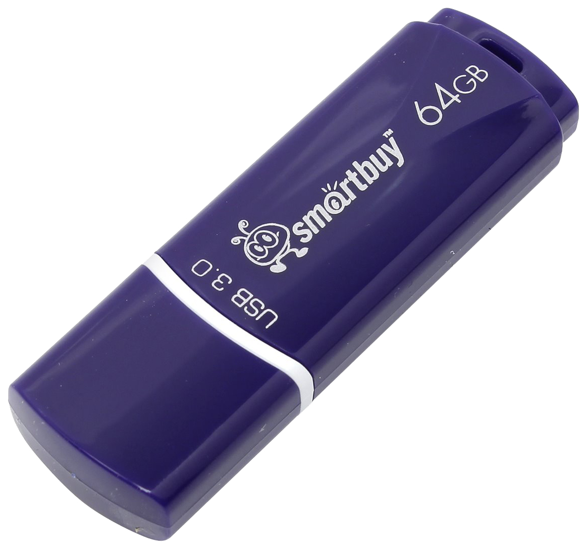 Флешка USB 3.0 SmartBuy Crown Crown, синий (SB64GBCRW-Bl)