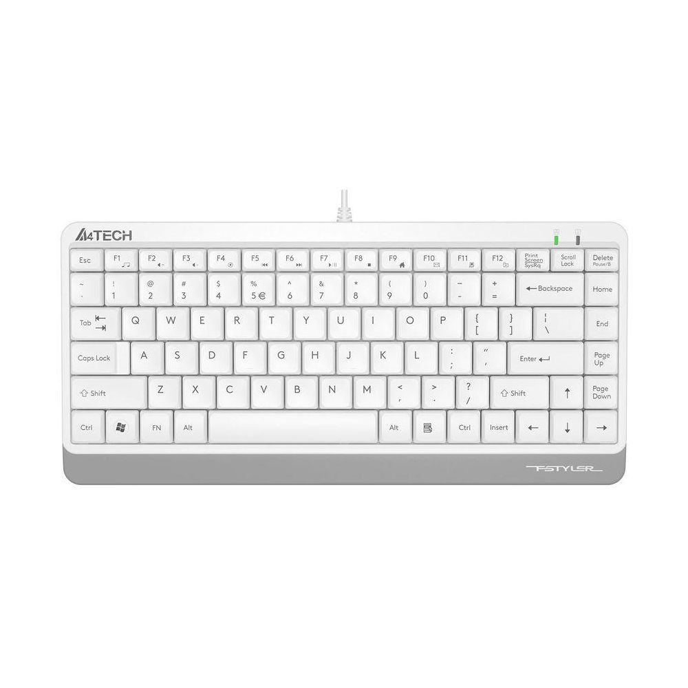 Клавиатура A4Tech Fstyler FK11 белый USB slim