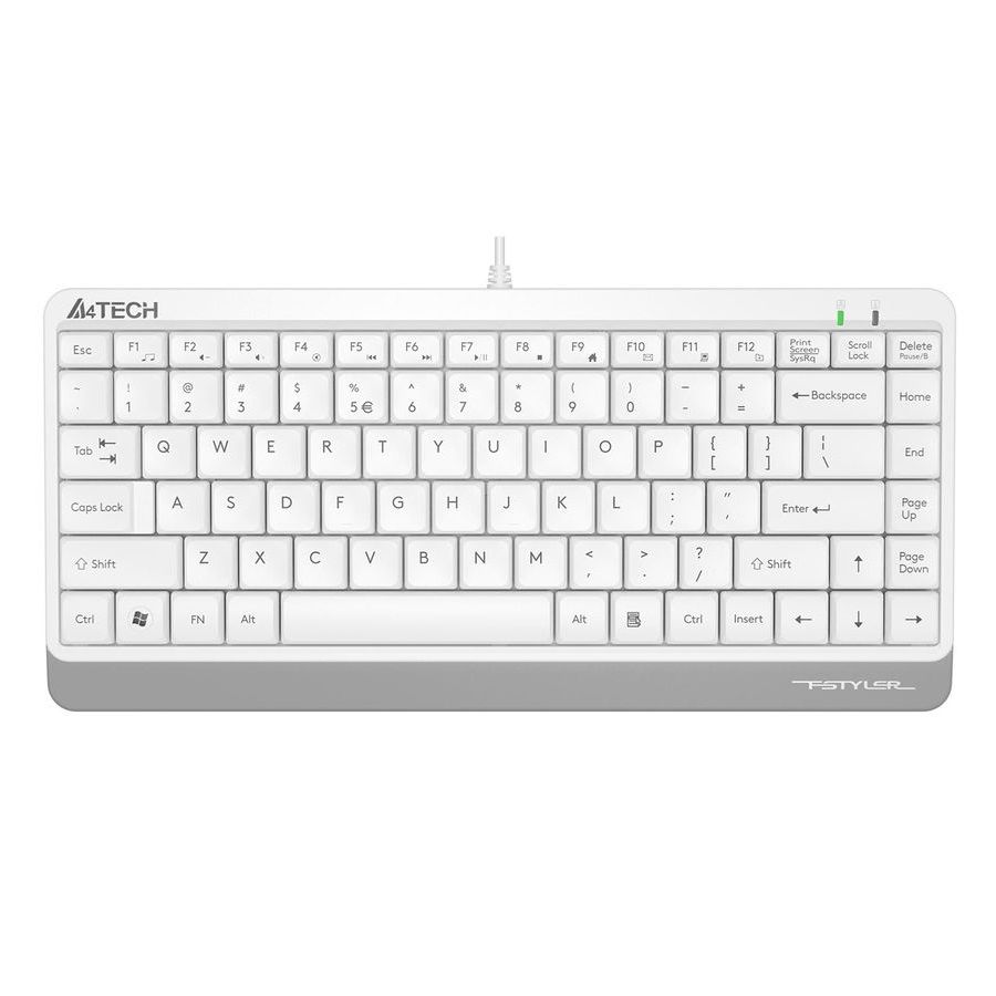 Клавиатура A4Tech Fstyler FK11 белый USB slim