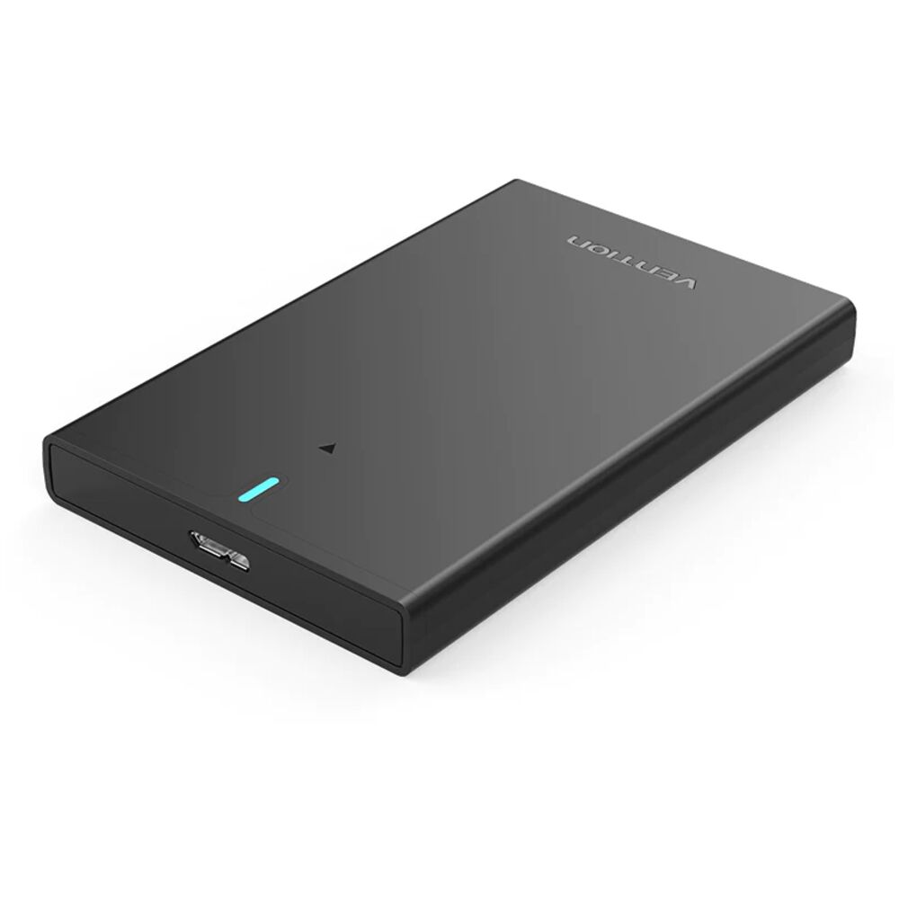 Корпус 2.5" Vention KPAB0 SATA, USB3.0, microB Черный