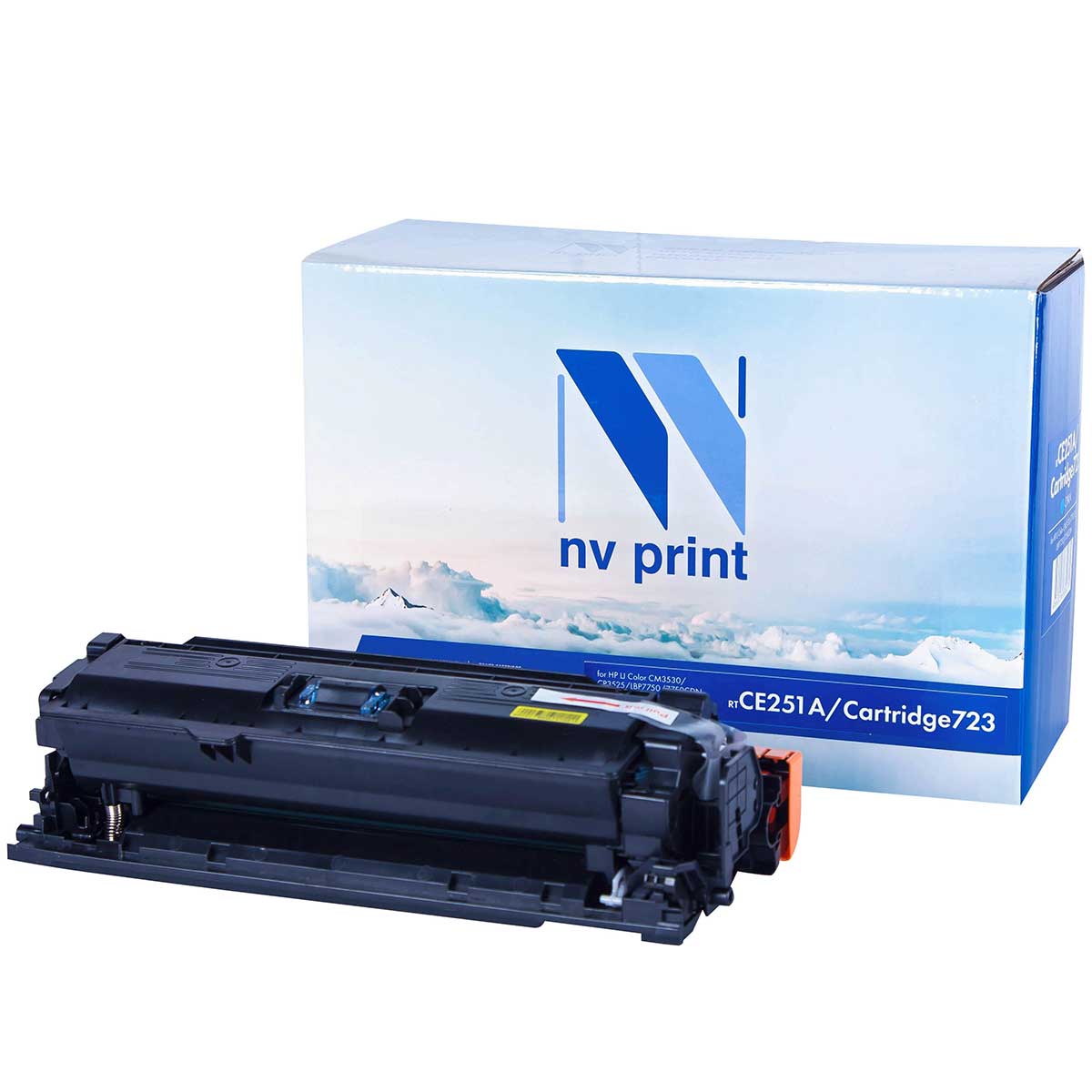 Тонер-картридж NVP NV-CE251A/NV-723 Cyan универсальные для HP/Canon