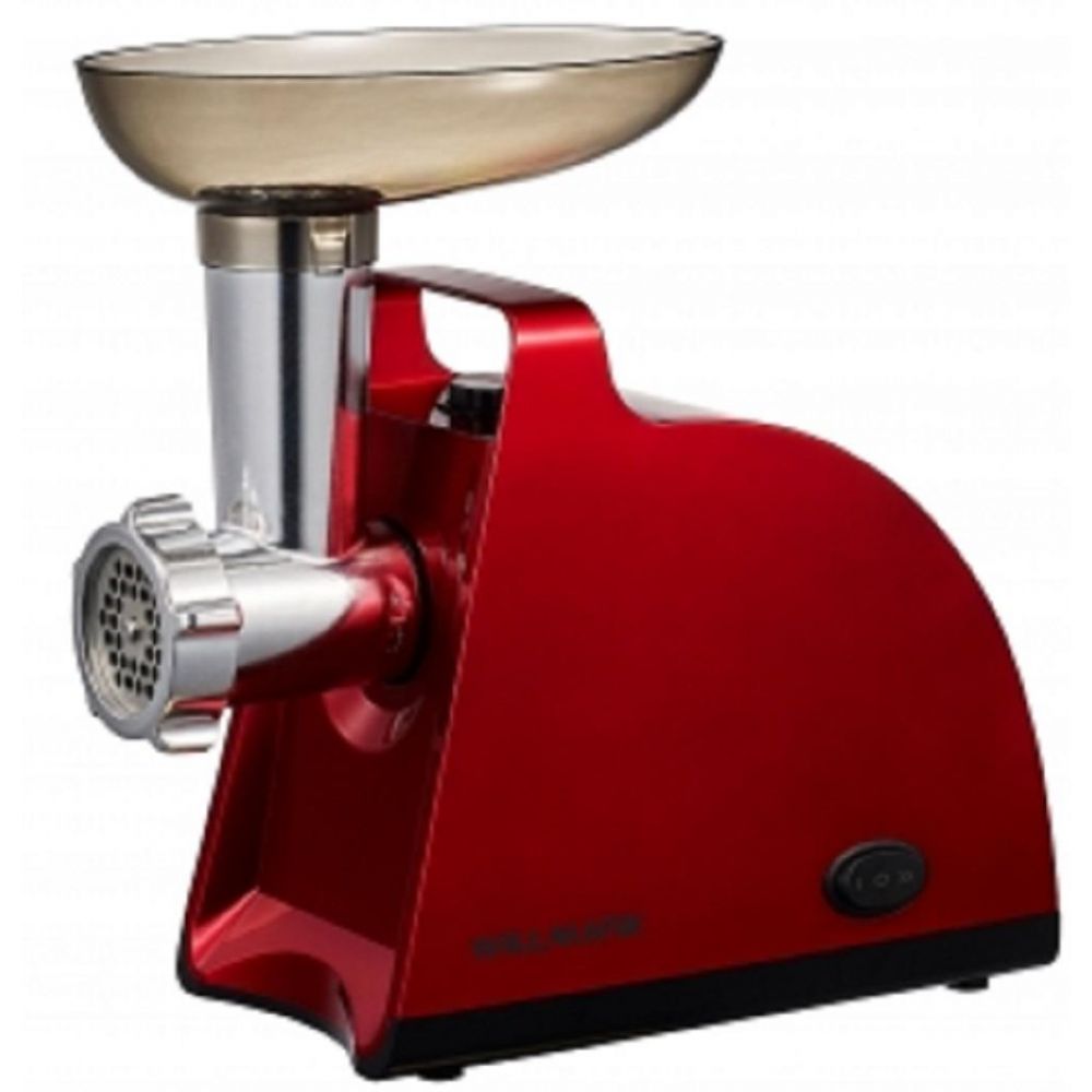Мясорубка электрическая WILLMARK WMG-2000R (2000Вт, реверс,насадка д/кеббе,сос. 2 реш., красная, 2 г