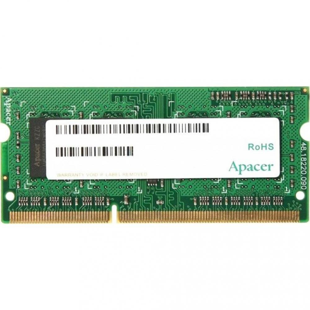 Оперативная память Apacer SO-DIMM DDR3 4GB 1600MHz (PC3-12800) (Retail) (AS04GFA60CATBGC/DS.04G2K.KAM)