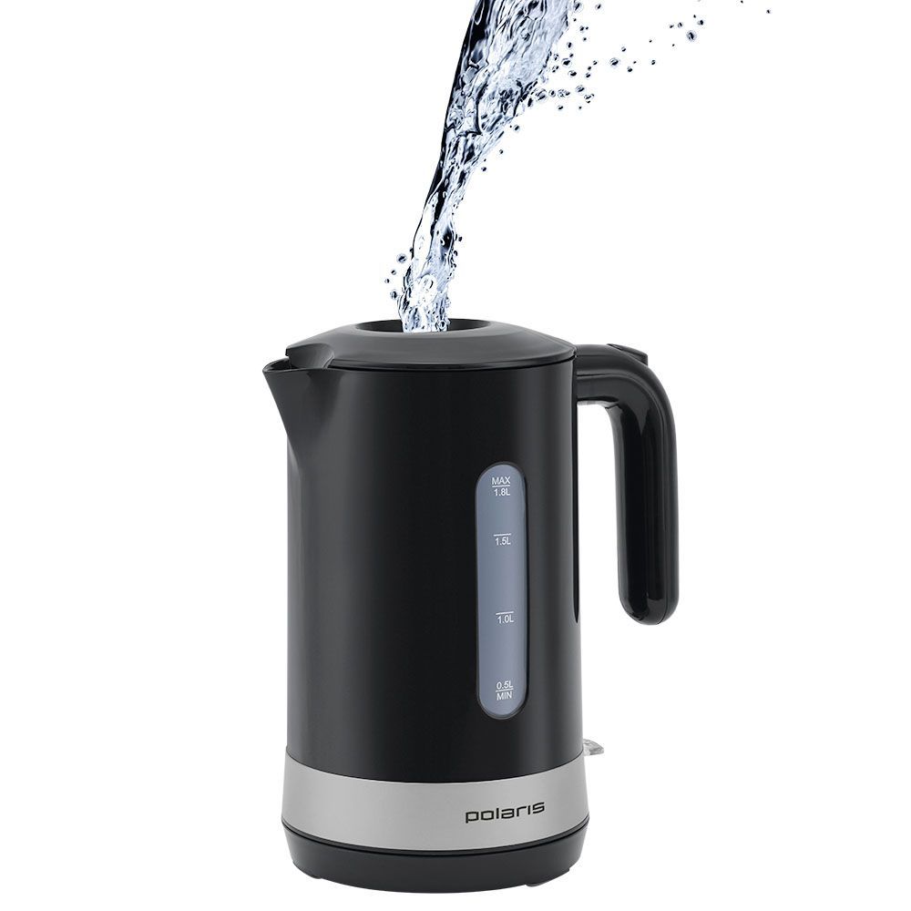 Чайник POLARIS PWK 1803C Water Way Pro , пластик Черный