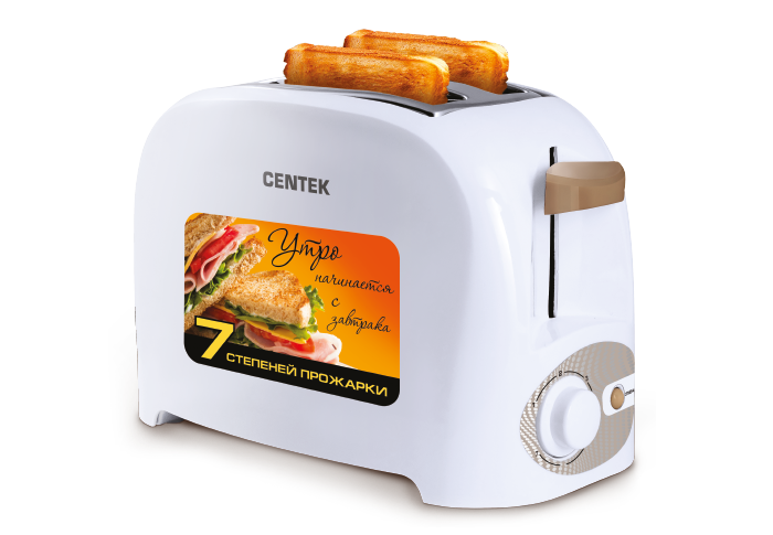 Тостер Centek CT-1420 (черный)