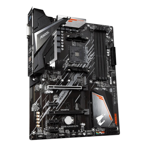 Материнская плата Gigabyte A520 AORUS ELITE (V1.2) Soc-AM4 4xDDR4 ATX AC`97 8ch(7.1) GbLAN RAID+DVI+HDMI