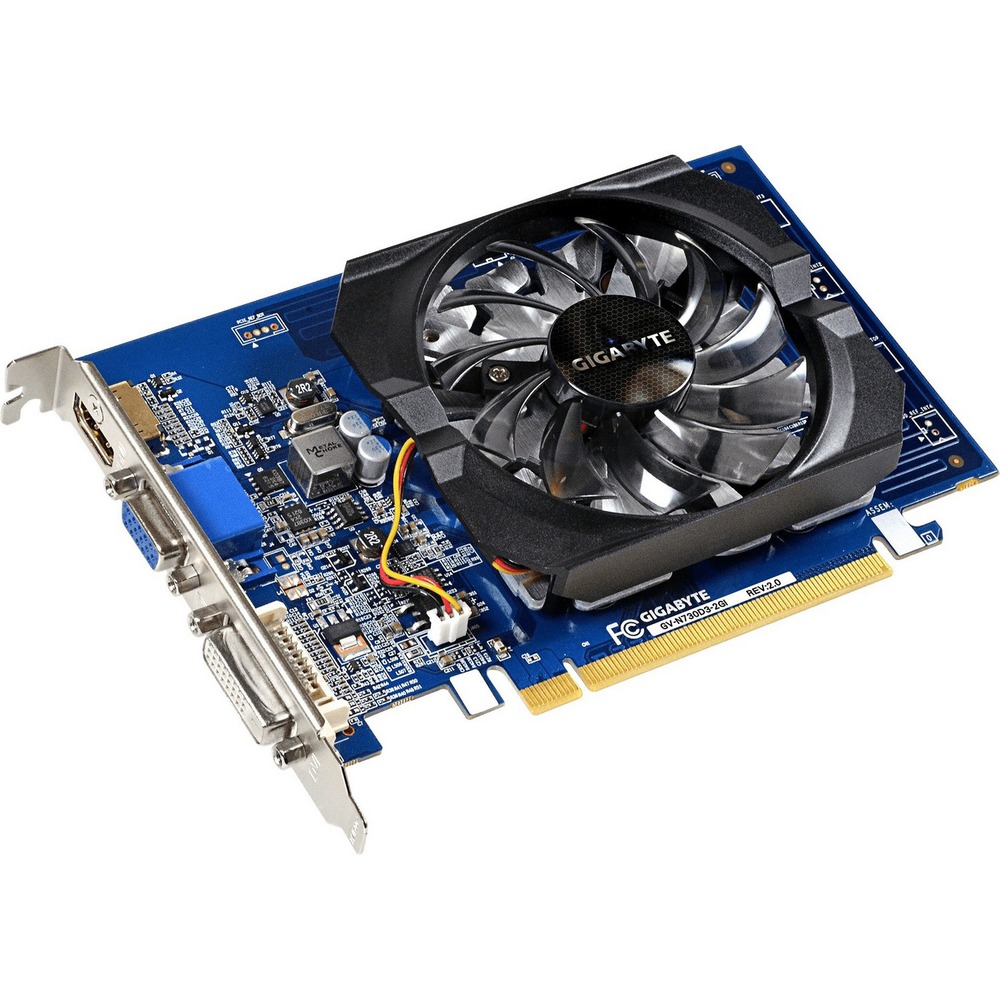 Видеокарта Gigabyte GV-N730D3-2GI (V2.0/V3.0) PCI-E 2.0 GT730 2GB GDDR3