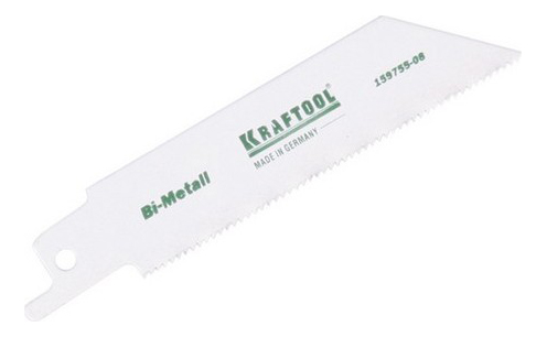 Полотно KRAFTOOL "INDUSTRIE QUALITAT", S922EF, для эл/ножовки, Bi-Metall, по металлу, шаг 1,4мм, 130мм
