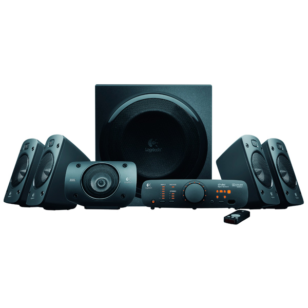Колонки Speaker System 5.1 Logitech Z-906,  500 Вт,Surround Sound, Пульт ДУ, Black