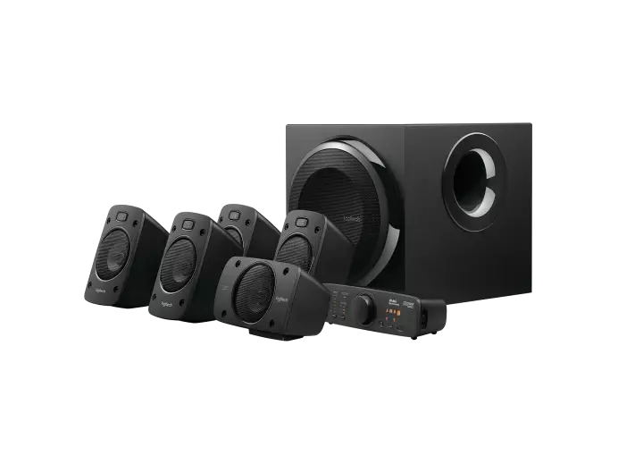 Колонки Speaker System 5.1 Logitech Z-906,  500 Вт,Surround Sound, Пульт ДУ, Black