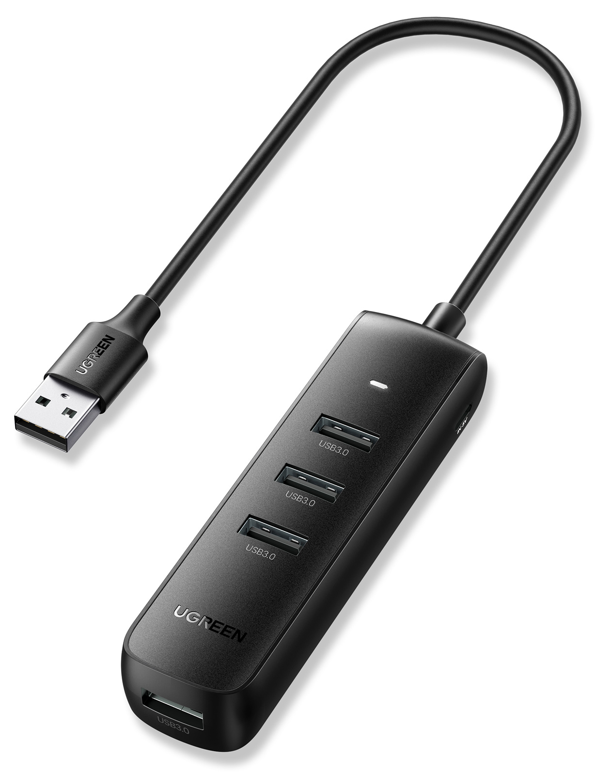 Хаб UGREEN CM416 (10915) USB 3.0 4-Port Hub. Длина провода: 25 см. Цвет: черный