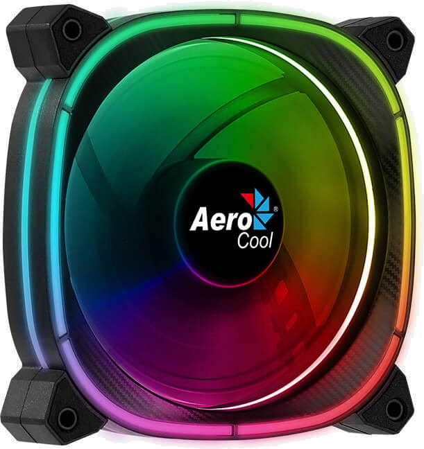 Вентилятор Aerocool Duo 12 ARGB (120мм, 19.7dB, 1000rpm, 6-pin, подсветка) RTL