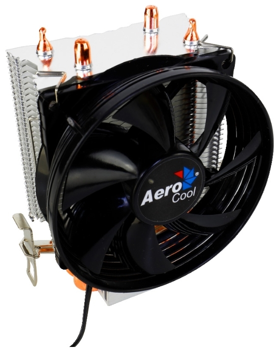 Кулер Aerocool Verkho 2 , до 110W, 2х теплотрубки, PWM, 800-2000 RPM, LGA 1156/1155/1151/1150/775 , FM2/FM1/AM3+/AM3/AM2+/AM2/940/939/754, 2 тепловые