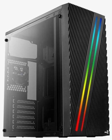 Корпус Aerocool Streak (ATX, без БП, 1x USB3.0, 2x USB2.0, RGB-подсветка)