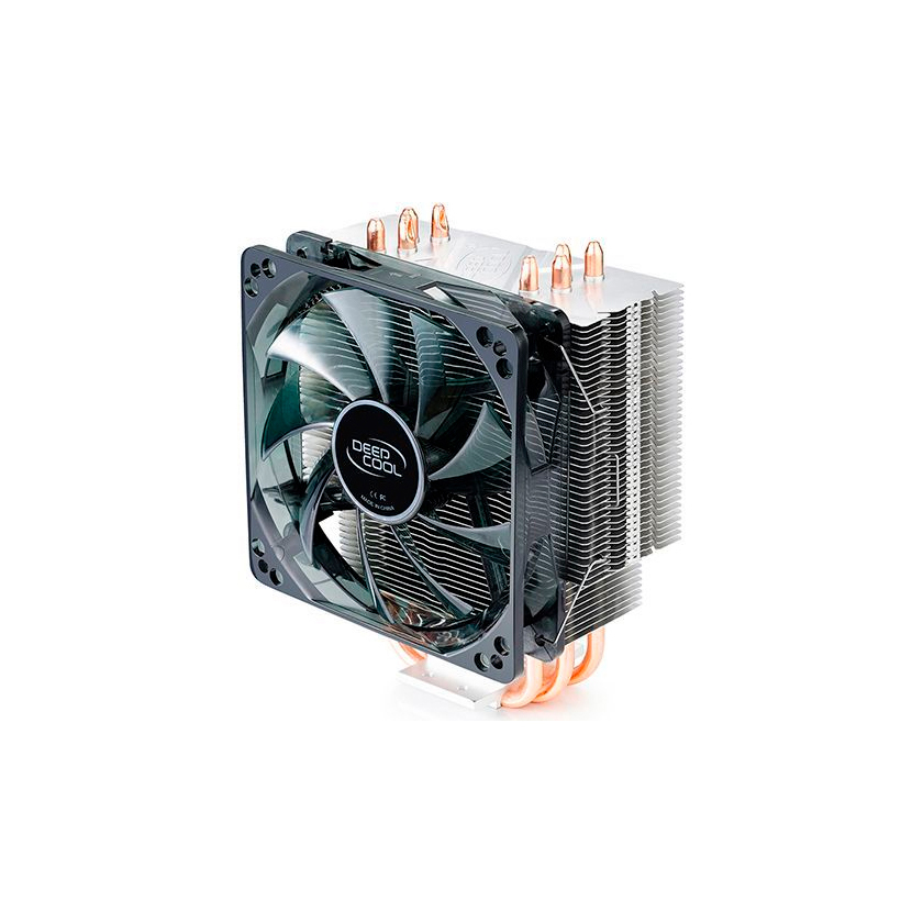 Кулер Deepcool GAMMAXX 400 BLUE BASIC Soc-AM4/1151/1200/1700 4-pin 18-30dB Al+Cu 130W 640gr LED Ret