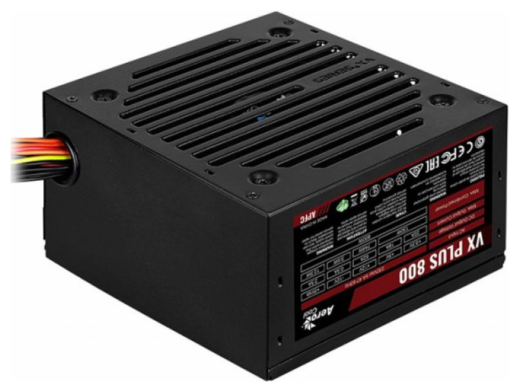 Блок питания 800W AeroCool VX Plus 800 RGB