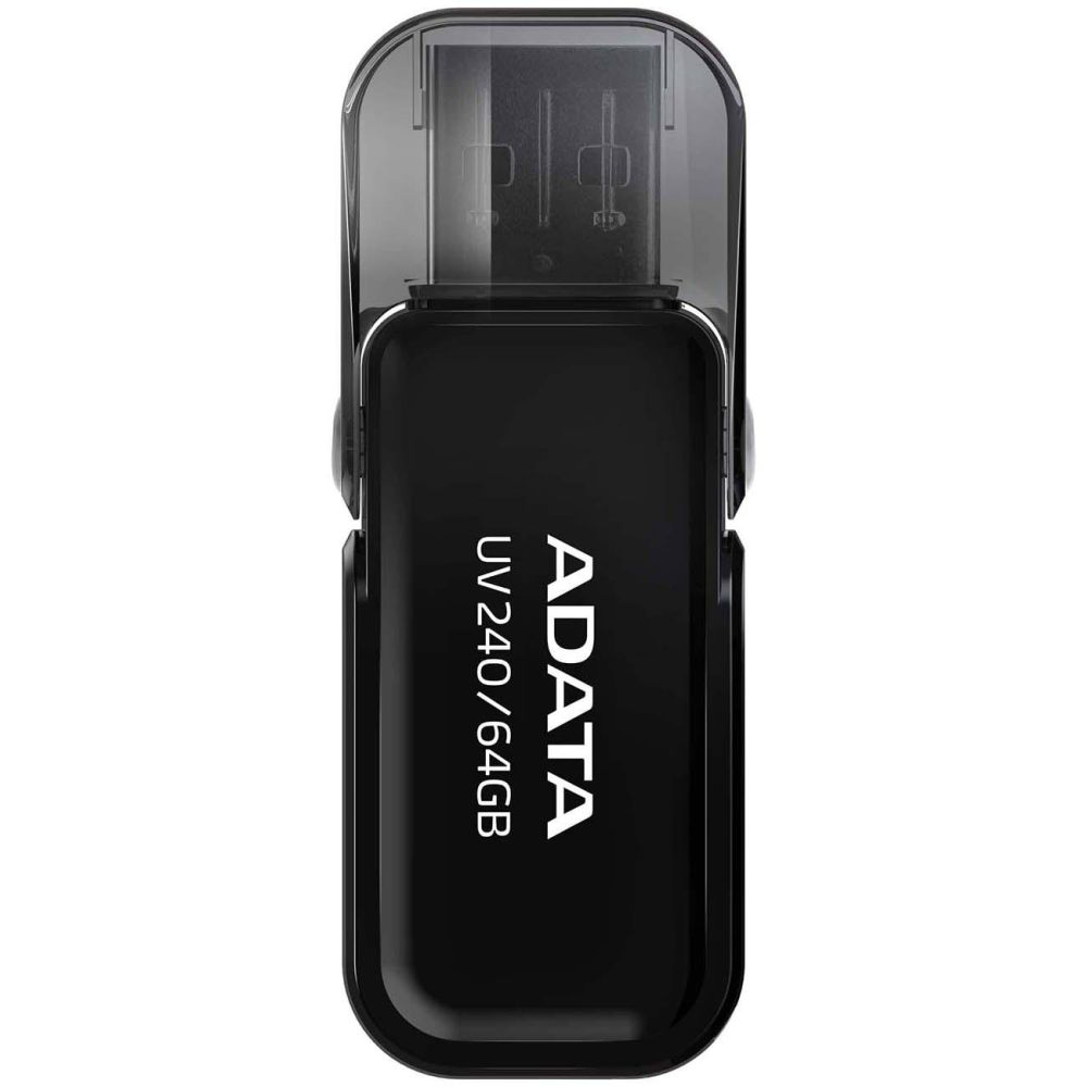 Флеш диск 64GB ADATA UV240, USB 2.0, Черный