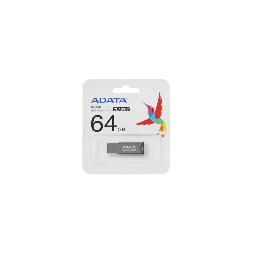 Флеш Диск A-Data 64Gb UV250 AUV250-64G-RBK USB2.0 черный