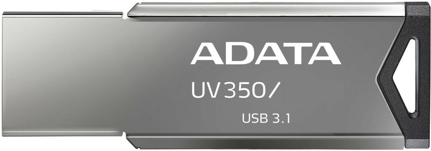 Флеш Диск A-Data 128Gb UV350 AUV350-128G-RBK USB3.0 серебристый