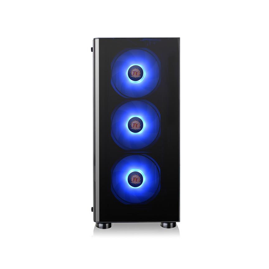Корпус Thermaltake V200 TG RGB CA-1K8-00M1WN-01 Black/Win/SPCC/Tempered Glass*1/120mm RGB Fans*3 + 120mm Standard CA-1K8-00M1WN-01 Fan*1/MB Sync (874398)