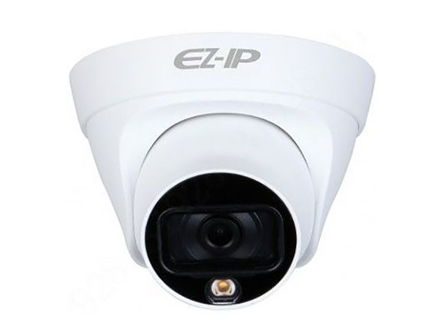 Камера видеонаблюдения IP Dahua EZ-IPC-T1B20P-LED-0280B 2.8-2.8мм цв. корп.:белый