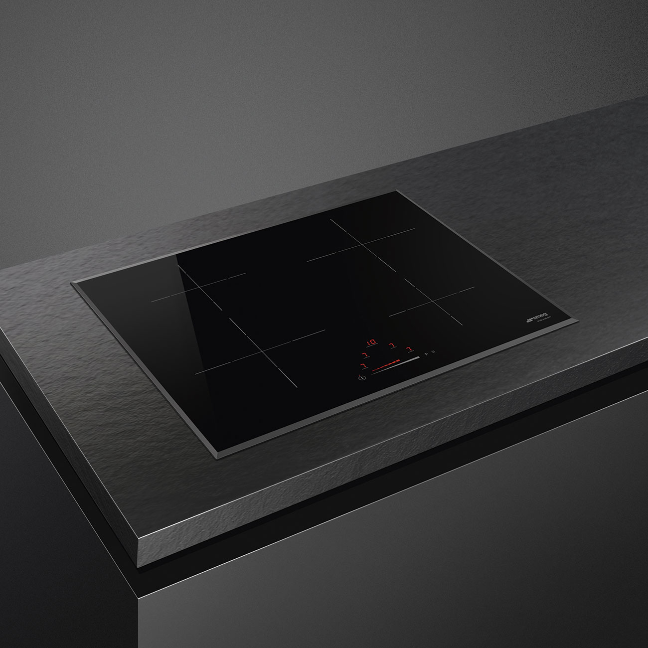 Индукционная варочная поверхность SMEG SI4642B [ст-керамика, конф.:4 шт, инд.-4, черный]