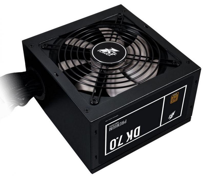 Блок питания 1STPLAYER DK PREMIUM 700W / ATX 2.4, APFC, 80 PLUS BRONZE, 120mm fan / PS-700AX