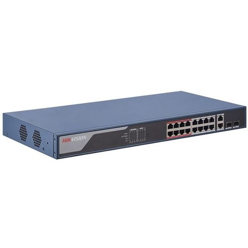 Коммутатор 16PORT 10/100M POE DS-3E1318P-EI HIKVISION