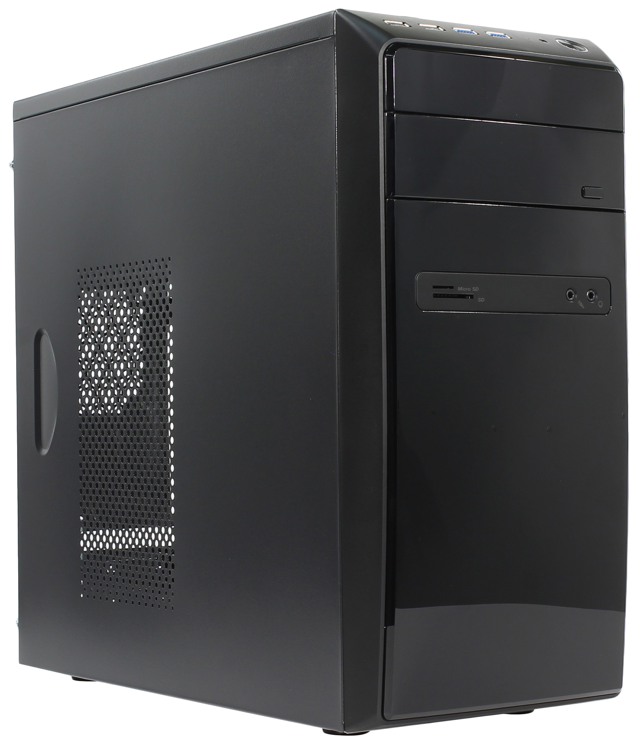 Корпус Powerman ES726BK mATX 450W Black (6120259)