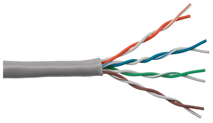 Кабель сетевой HQ High Speed UTP 4 пары cat5E solid 0.50мм Cu 305м