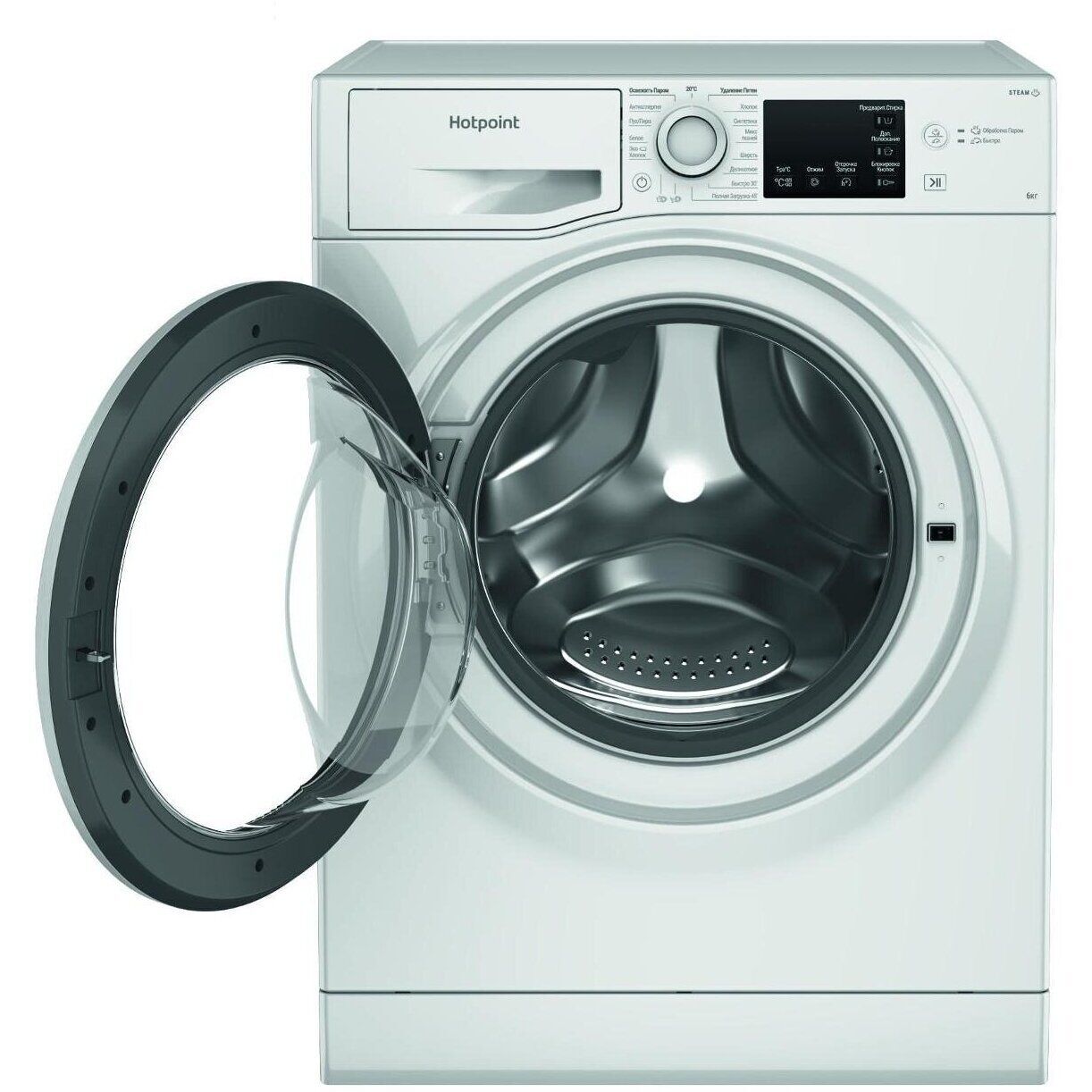 Стиральная машина Hotpoint NSB 6015 W V RU класс: A загр.фронтальная макс.:6кг белый