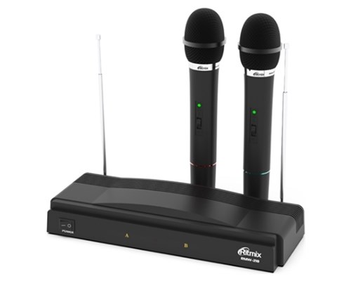 Микрофон Ritmix RWM-210, черный (80001385)