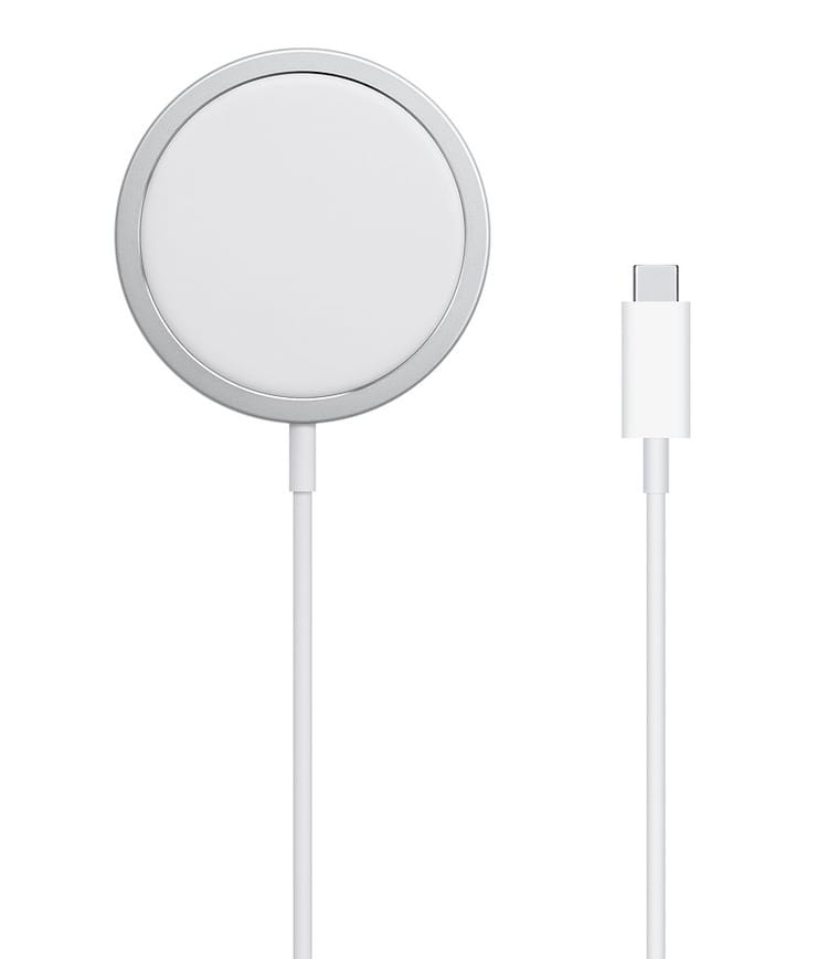Беспроводное зарядное устройство Apple MagSafe MHXH3ZM/A, USB type-C, 2A, белый