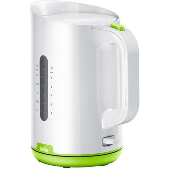 Электрочайник Braun WK 1100 GR, белый/зеленый
