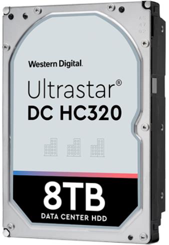Жесткий диск WD SAS 3.0 8TB 0B36453 HUS728T8TAL5204 Server Ultrastar DC HC320 512E (7200rpm) 256Mb 3