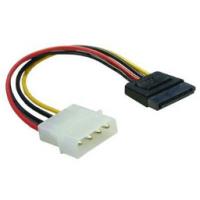Кабель Cablexpert SATA 15pin - Molex 4pin (CC-SATA-PS), 0.15 м, белый/черный