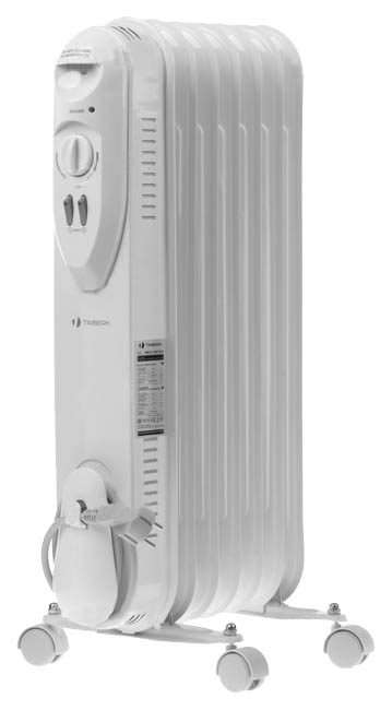 Масляный обогреватель 1500W TOR 21,1507 SLX TIMBERK
