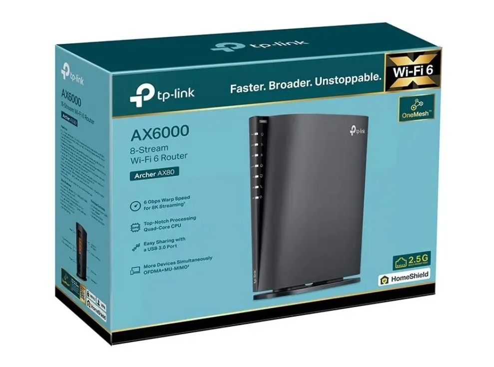 Wi-Fi роутер TP-Link Archer AX80