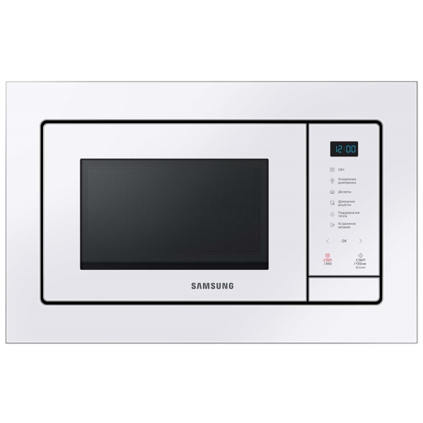 Микроволновая печь встраиваемая 23L MS23A7118AW/BW WHITE SAMSUNG