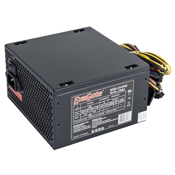 Блок питания 500W ExeGate XP500 (EX219463RUS-PC)