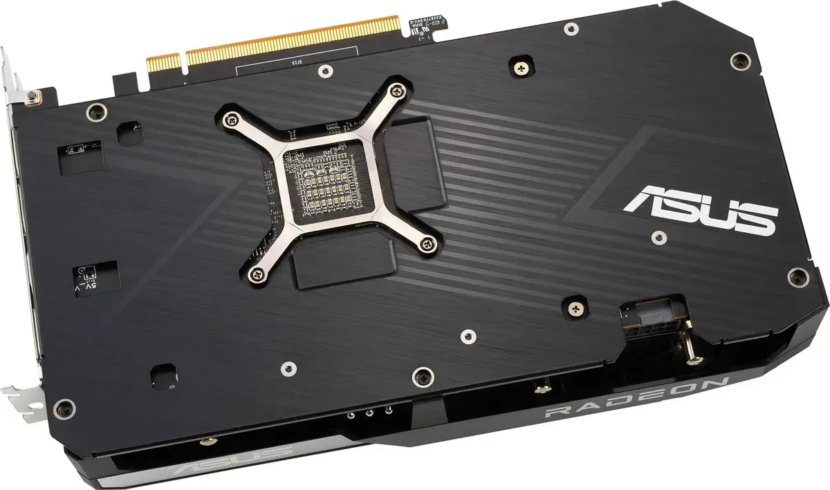 Видеокарта Asus PCI-E 4.0 DUAL-RX6650XT-O8G AMD Radeon RX 6650XT128 GDDR6 2447/17500 HDMIx1 Ret