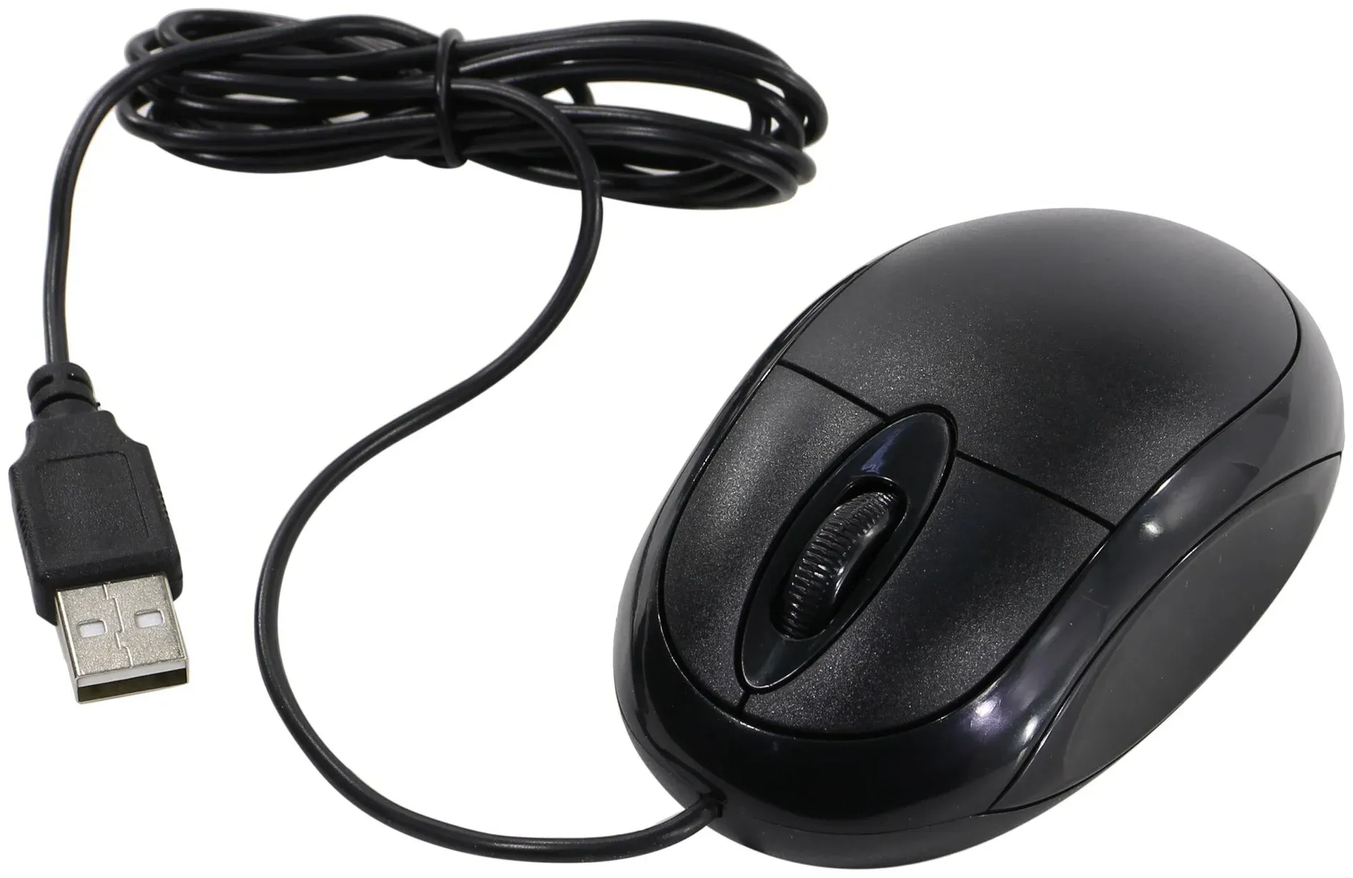 Мышь HAMA MC-100, оптическая, проводная, USB, черный