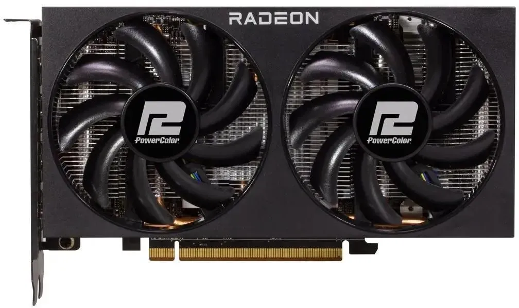 Видеокарта PowerColor PCI-E 4.0 RX 7600 8G-F AMD Radeon RX 7600 8Gb 128bit GDDR6 2250/18000 HDMIx1 D